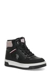 U.S. Polo Assn. Kız Çocuk Valerin 3PR Sneaker Siyah 101467432