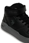 U.S. Polo Assn. Erkek Çocuk Sparta JR 3PR High Sneaker Siyah 101392191