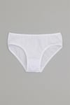 U.S. Polo Assn. Kız Çocuk 3'lü Slip Külot Set Beyaz US1675