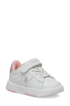 U.S. Polo Assn. Kız Bebek TRAVIS JR 4PR Spor Ayakkabı Beyaz Pembe 101884838