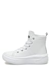 U.S. Polo Assn. Kız Çocuk Clementine JR PU 3PR Spor Ayakkabı Beyaz 101390022