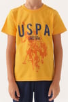 U.S. Polo Assn. Erkek Çocuk Pijama Takımı Hardal US1739-4