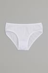 U.S. Polo Assn. Kız Çocuk 3'lü Slip Külot Set Beyaz US1675