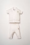 U.S. Polo Assn. Kız Bebek Gömlek Pijama Takımı Beyaz USB2952