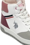 U.S. Polo Assn. Kız Çocuk Valerin 3PR Sneaker Beyaz 101467430