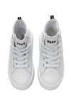 U.S. Polo Assn. Kız Çocuk Clementine JR PU 3PR Spor Ayakkabı Beyaz 101390022