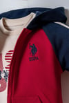 U.S. Polo Assn. Erkek Bebek 3'lü Eşofman Takımı Kırmızı USB2866