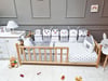 Yuar Baby Montessori Neşeli Dostlar 12 Parça Uyku Seti Gri