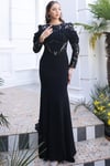 Angel Tesettür Abiye Siyah