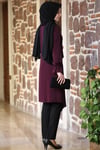 Arya Tesettür Tunik Mürdüm