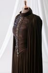 Dior Tesettür Abiye Kahverengi