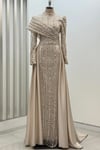 Elegance Tesettür Abiye Gold