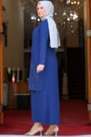 Rabia Tesettür Abiye İndigo