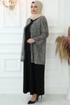 Şahika Tesettür Abiye Siyah