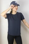 Kadın Antrasit %100 Modal Lazerkesim T-Shirt