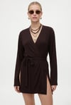 Kadın Briana Ultra Soft Kahverengi Kimono