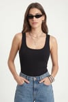 Kadın Cotton Premium 3’lü Set Krem, Beyaz, Siyah Pamuklu Basic Fitilli Atlet