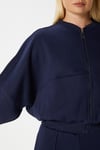 Kadın Darcy İçi Polarlı Oversize Kalıp Lacivert Alt Üst Eşofman Takımı