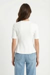 Kadın Ella Beyaz Peplum Bluz 