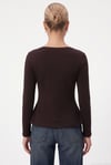 Kadın Runa New Premium Acı Kahverengi Peplum Bluz