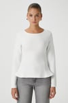 Kadın Runa Premium Ekru Peplum Bluz