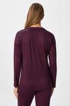 Kadın Secret Extra Soft Lacivert Bordo Çizgili Pijama Takımı