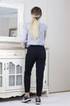 Kadın Siyah Motto Mom Jean