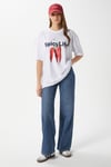 Kadın Spicy Biber Desenli Oversize T-Shirt