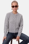 Kadın Warm Soft Dokulu Basic Gri Triko Hırka