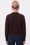 Kadın Warm Soft Dokulu Basic Kahverengi Triko Hırka