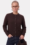 Kadın Warm Soft Dokulu Basic Kahverengi Triko Hırka