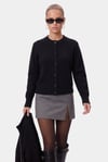 Kadın Warm Soft Dokulu Basic Siyah Triko Hırka