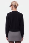 Kadın Warm Soft Dokulu Basic Siyah Triko Hırka