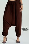 Bohem Tarz Viskon Şalvar Pantlon Standart Beden (Cepli) BSL0101-8601