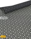 Dar En Siyah Beyaz Pamuk Viskon Kumaş ( TEK EN ) 90cm-LDV01848