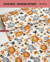 Desenli Duck Bezi (Panama Keteni) Kumaş En 180 cm-DCK0122-22