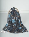 Desenli Lüxs Bambu Şal SLB0305-5502