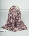 Desenli Lüxs Bambu Şal SLB0403-5522