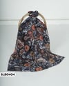 Desenli Lüxs Bambu Şal SLB0404-5523