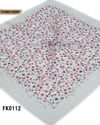 DOLCE İpek 100*100cm Flamlı Eşarp FK0112-4303