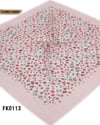 DOLCE İpek 100*100cm Flamlı Eşarp FK0113-4304