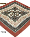 DOLCE İpek 100*100cm Flamlı Eşarp FK0132-4323