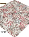 DOLCE İpek 100*100cm Flamlı Eşarp FK0137-4328