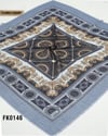 DOLCE İpek 100*100cm Flamlı Eşarp FK0146-4201