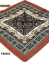 DOLCE İpek 100*100cm Flamlı Eşarp FK0153-4208