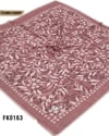 DOLCE İpek 100*100cm Flamlı Eşarp FK0163-4218