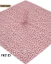 DOLCE İpek 100*100cm Flamlı Eşarp FK0183-4103