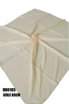 Düz Renk Dikişli Yazma Kirli Krem DD0105-9005