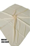Düz Renk Dikişli Yazma Kirli Krem DD0105-9005