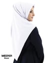 Medine İpeği Eşarp Beyaz 110x110cm ME0101-9101